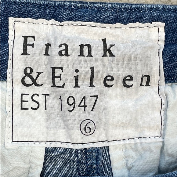 Frank & Eileen Westport Wide Leg Trouser Jeans Crop Ankle Sz 6 - Picture 5 of 11